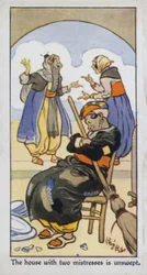 Das Haus mit zwei Herrinnen ist ungekehrt